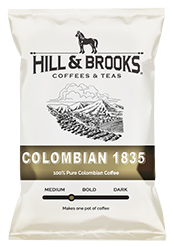 Colombian 1835 premium coffee blend bag