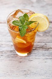 Hill & Brooks Southern sweet tea served over ice