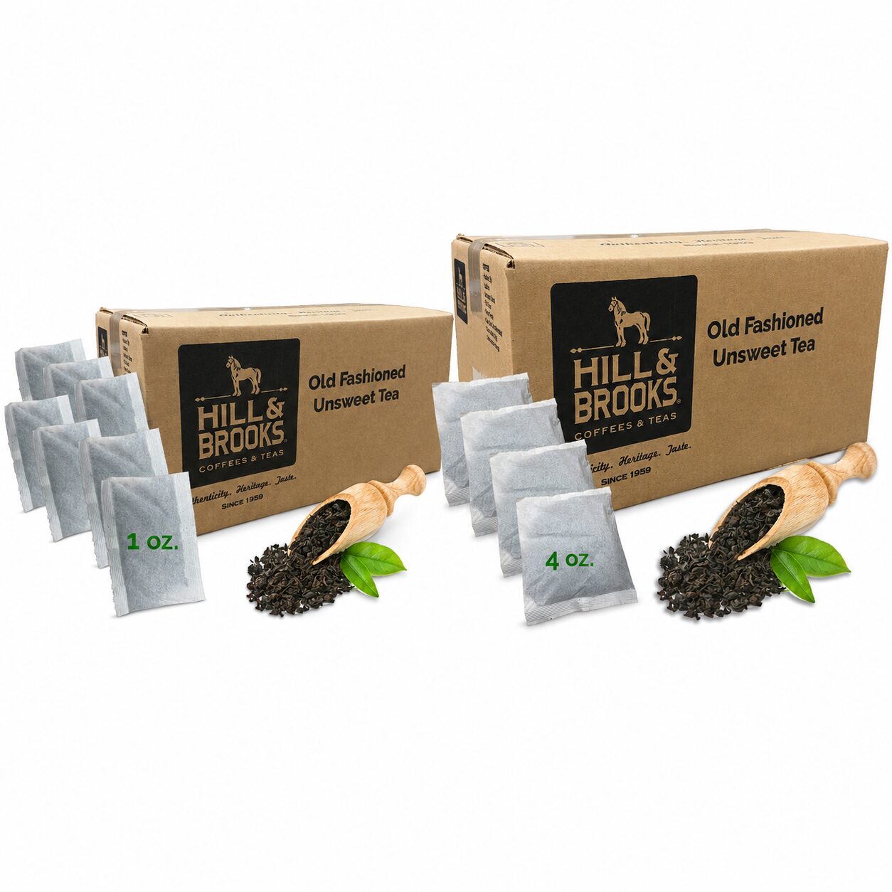 Hill & Brooks retail product family ready for store shelves